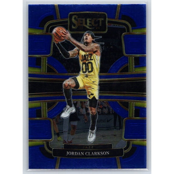 2023-24 Panini Select Jordan Clarkson Utah Jazz #33 Blue Retail Base Basketball Card
