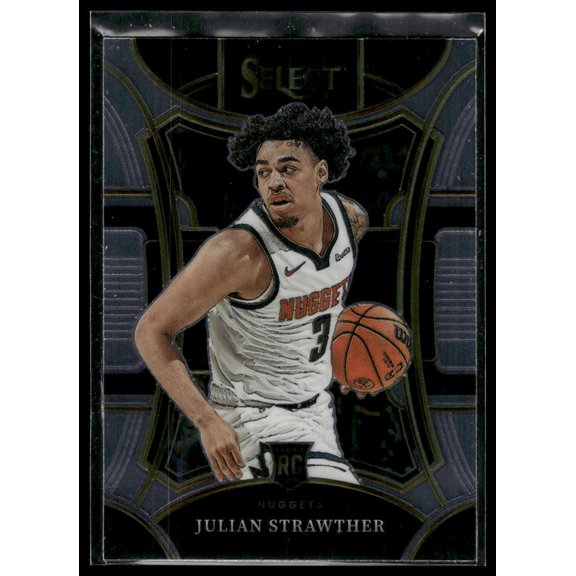 2023-24 Panini Select Julian Strawther #318 RC Denver Nuggets NBA BASKETBALL Trading Card