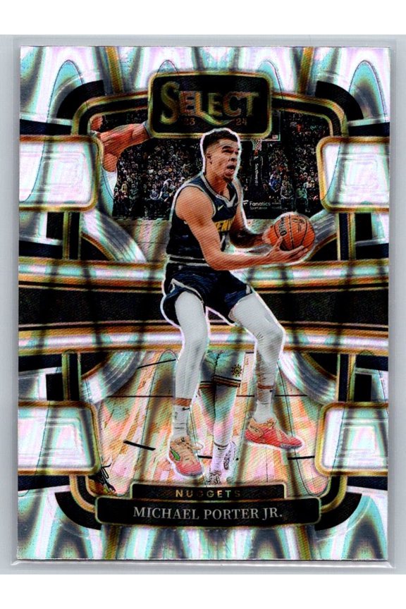 2023-24 Panini Select Michael Porter Jr. Denver Nuggets #23 Tectonic Prizms NBA Trading Card