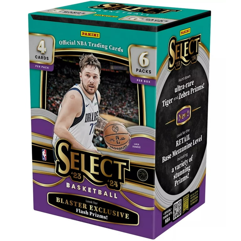 NBA PANINI カード　4枚セット Panini 2023-24 Select NBA Basketball Blaster Box with Retail Prizm