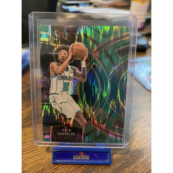 2023-24 Panini Select Nick Smith Jr. #119 Green Shock Prizms Charlotte Hornets NBA BASKETBALL Trading Card