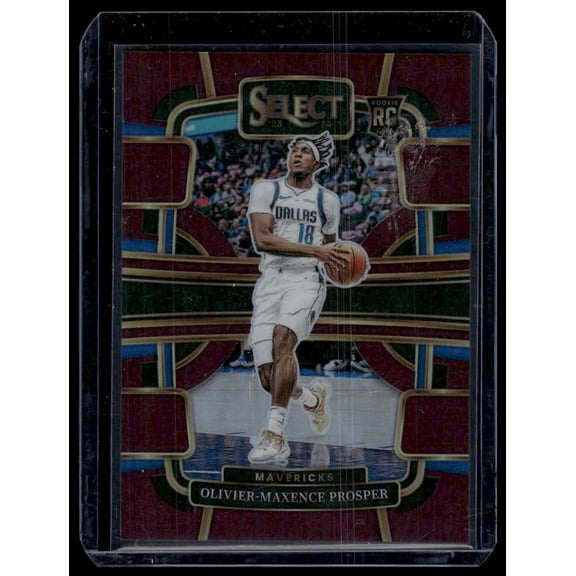 2023-24 Panini Select Olivier-Maxence Prosper #85 Purple Flash Prizms SN,RC Dallas Mavericks NBA BASKETBALL Trading Card