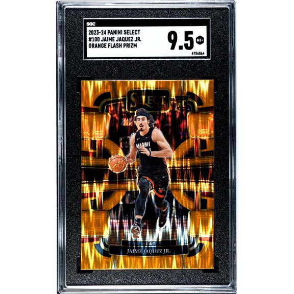 2023-24 Panini Select Orange Flash Prizm Jaime Jaquez Jr. #100 SGC 9.5