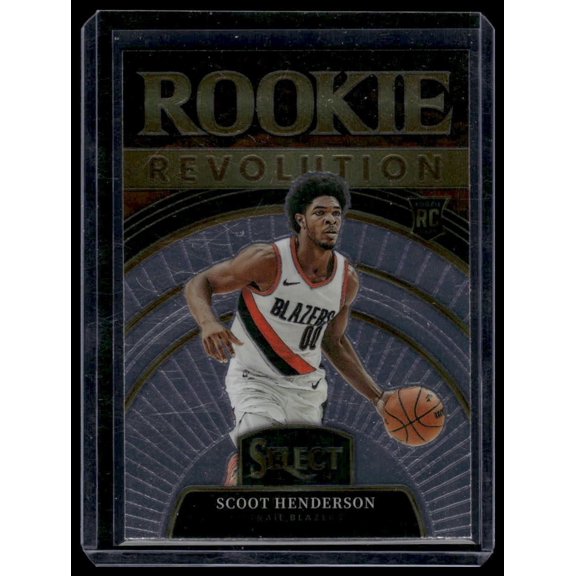2023-24 Panini Select Scoot Henderson #4 Rookie Revolution Portland Trail Blazers NBA BASKETBALL Trading Card