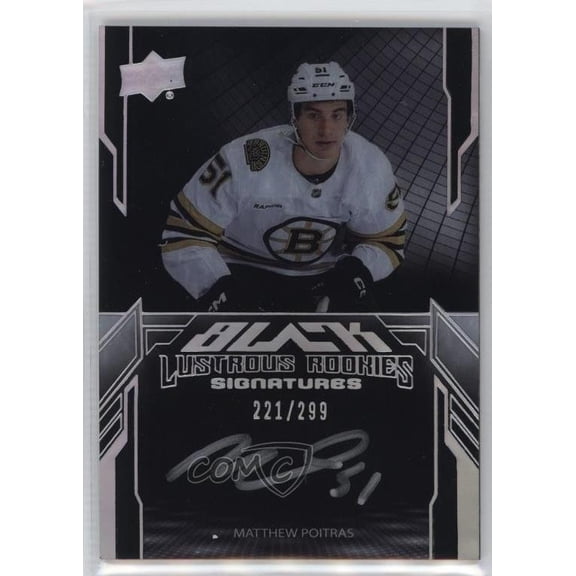 2023-24 SPx Matthew Poitras #LRA-MP [Base] /299 Rookie Insert