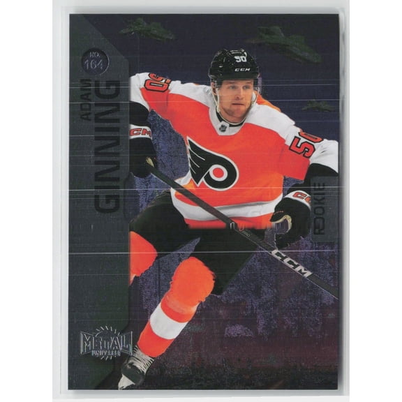 2023-24 SkyBox Metal Universe Hockey Adam Ginning #164 Philadelphia Flyers Hockey Card