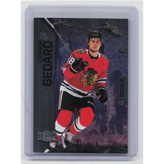 2023-24 SkyBox Metal Universe Hockey Connor Bedard #198 Rookie