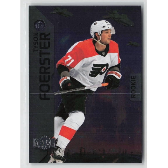 Tyson Foerster Philadelphia Flyers 2023-24 SkyBox Metal Universe Hockey Trading Card #154