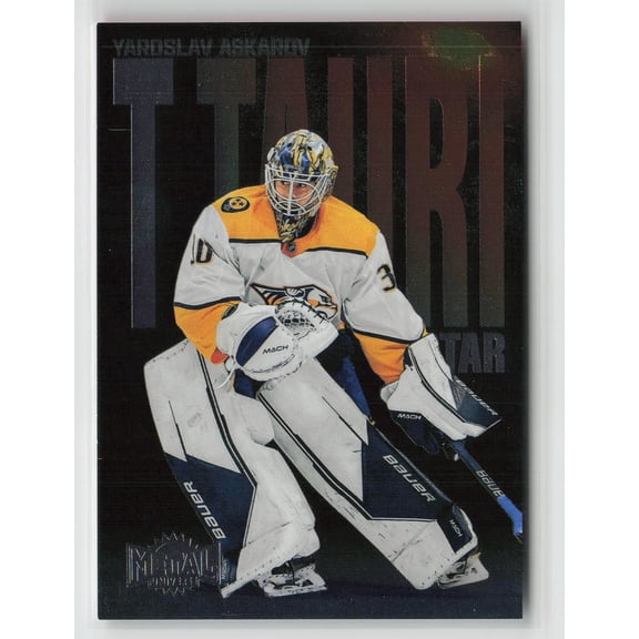 2023-24 SkyBox Metal Universe T Tauri Star Yaroslav Askarov #TTP-15 Rookie