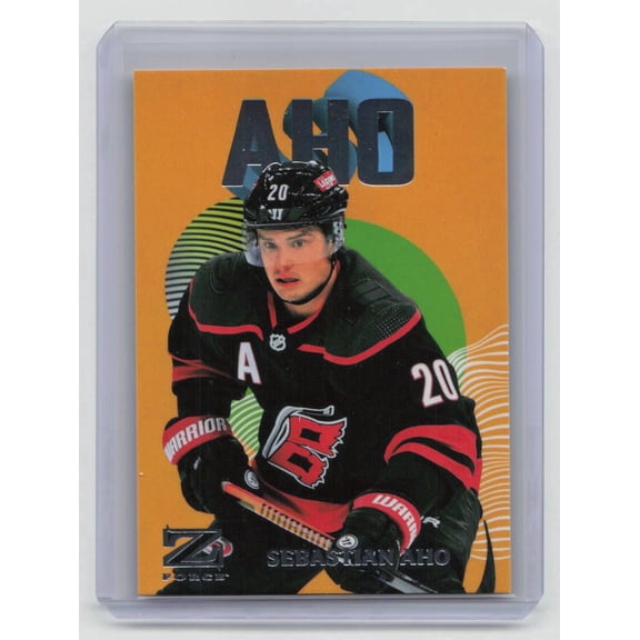 2023-24 SkyBox Metal Universe Z-Force Sebastian Aho #2