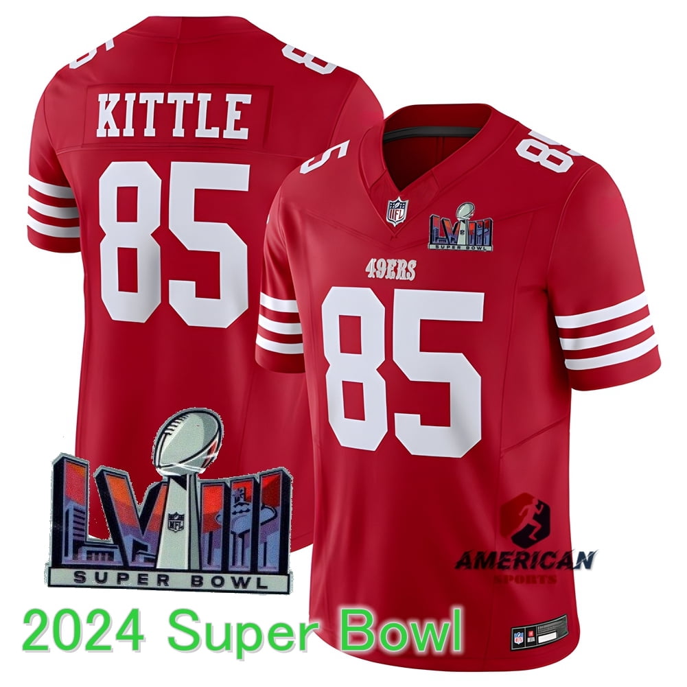 202324 Super Bowl LVIII Men San_Francisco_49ers Kittle White