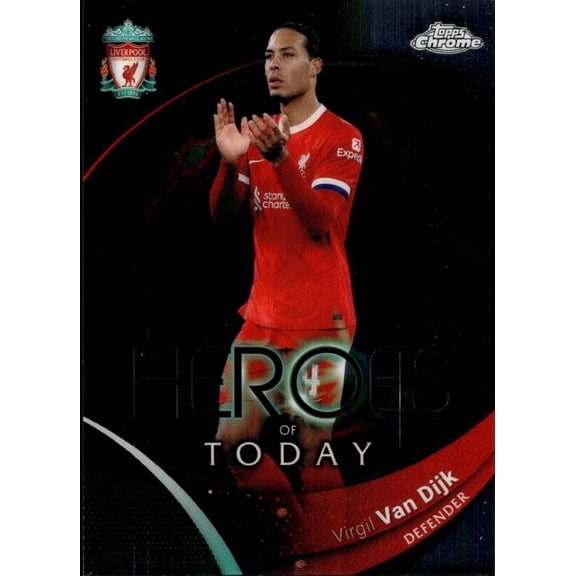2023-24 TOPPS CHROME LIVERPOOL FC #55 VIRGIL VAN DIJK LIVERPOOL