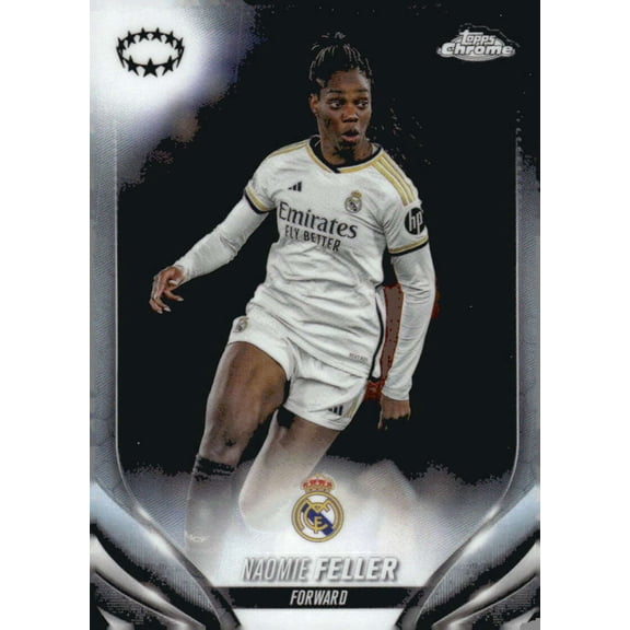 2023-24 TOPPS CHROME UEFA WOMEN'S CHAMPIONS LEAGUE #67 NAOMIE FELLER REAL MADRID FEMENINO