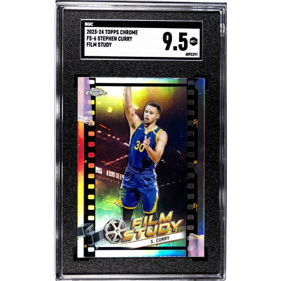 2023-24 Topps Chrome #FS-6 Stephen Curry Film Study SGC 9.5