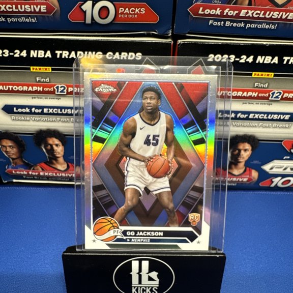 2023-24 Topps Chrome Gg Jackson #54 Refractor Parallel/Variety Rookie Base Set