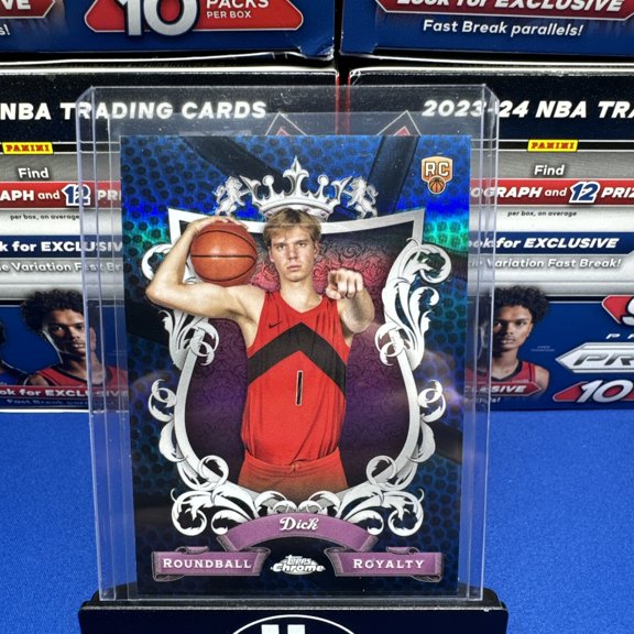 2023-24 Topps Chrome Gradey Dick #RR-17 Blue Basketball Refractor Parallel/Variety Rookie Insert