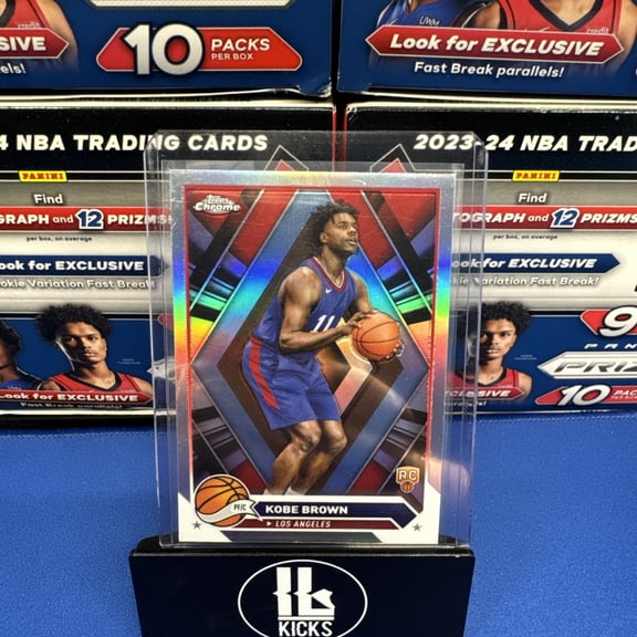 2023-24 Topps Chrome Kobe Brown #18 [Base] Rookie Base Set