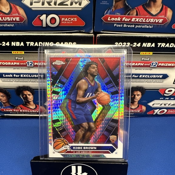 2023-24 Topps Chrome Kobe Brown #18 Prism Refractor Parallel/Variety Rookie Base Set
