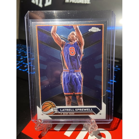 2023-24 Topps Chrome Latrell Sprewell #40 Chrome