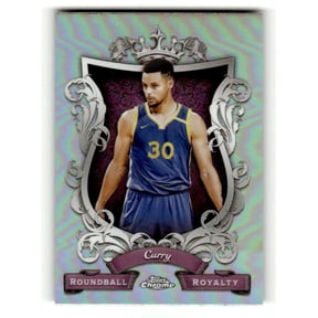 2023-24 Topps Chrome Roundball Royalty #RR-20 Stephen Curry Golden State Warriors NBA Basketball Trading Card