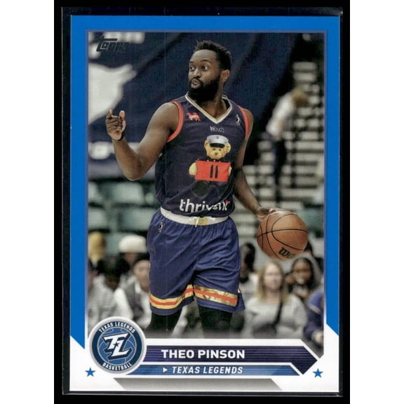 2023-24 Topps G-League Theo Pinson #91 Blue Texas Legends NBA BASKETBALL Trading Card