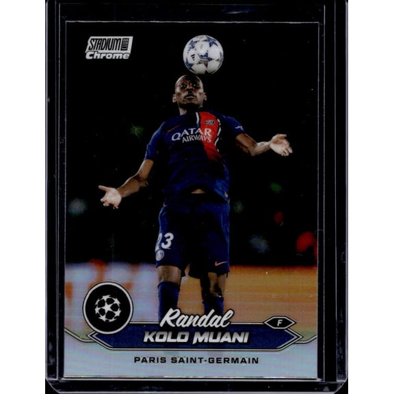2023-24 Topps Stadium Club Chrome UEFA Randal Kolo Muani