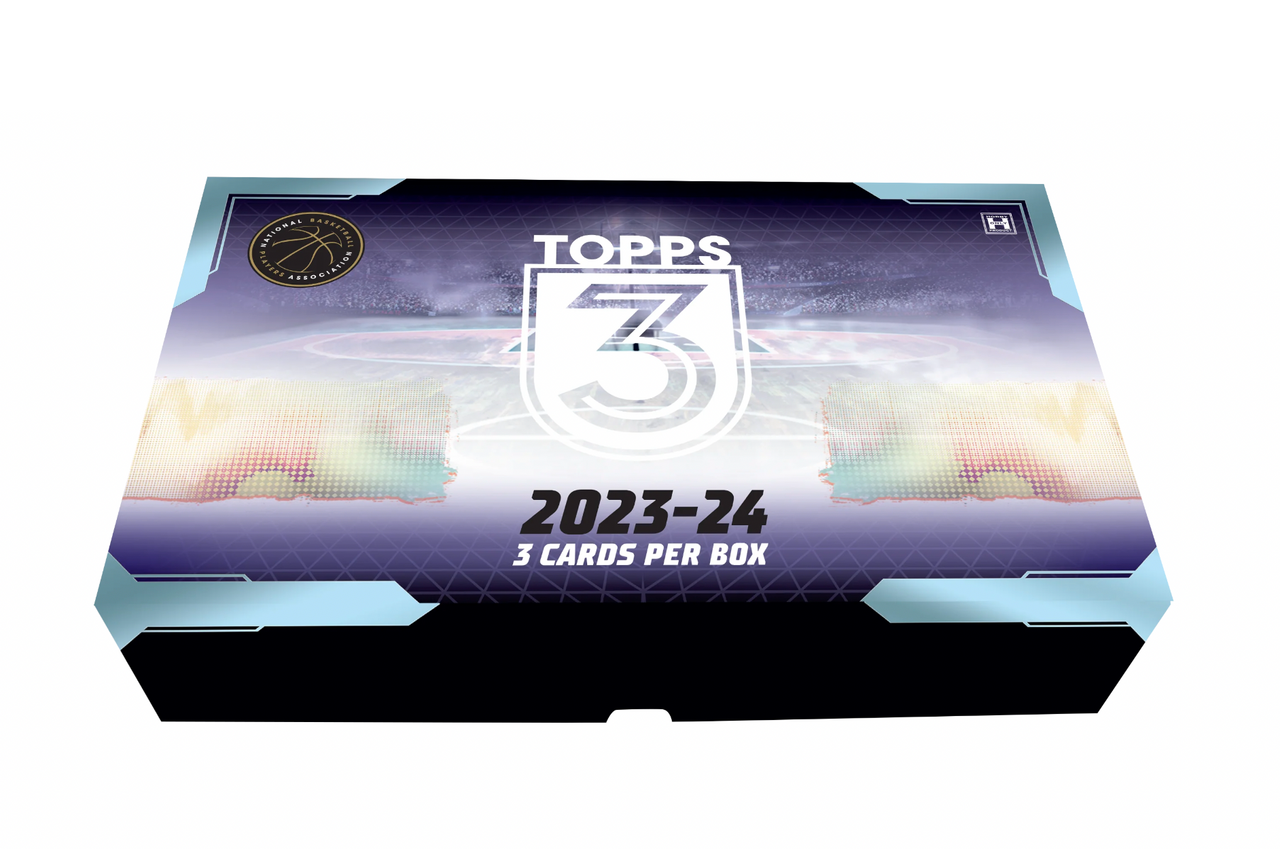2023/24 Topps Three Basketball Hobby Box - (Basketball Trading Cards)