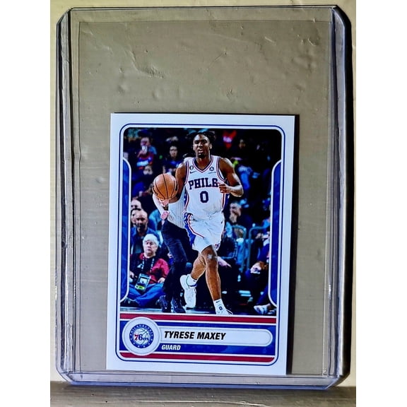 2023-24 Tyrese Maxey Panini NBA Basketball #261 Sticker Philadelphia 76ers