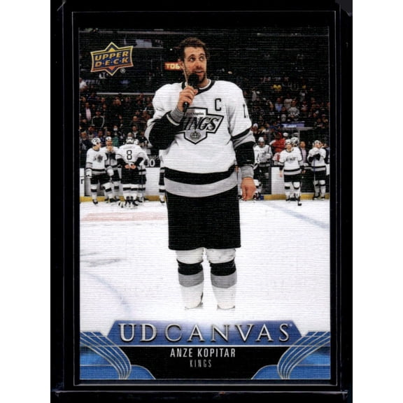 2023-24 Upper Deck UD Canvas Anze Kopitar C160 Los Angeles Kings Hockey Card