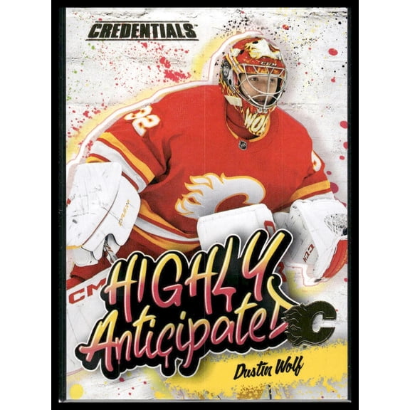 2023-24 Upper Deck Credentials Dustin Wolf #HA-43