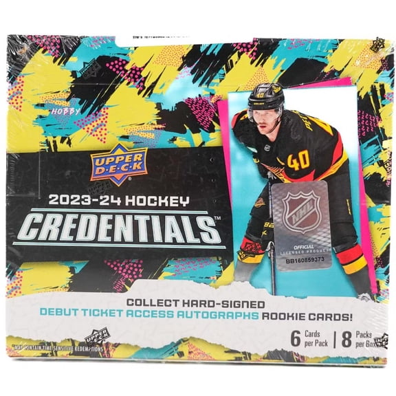 2023/24 Upper Deck Credentials Hockey Hobby Box