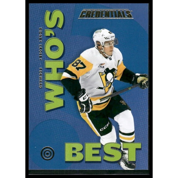 2023-24 Upper Deck Credentials Sidney Crosby #WB-SC