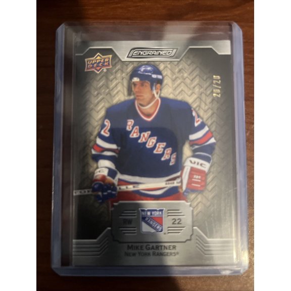 2023-24 Upper Deck Engrained Mike Gartner #89 White Insert
