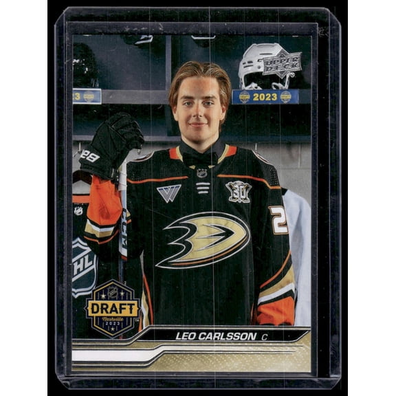 2023-24 Upper Deck Extended Series Leo Carlsson #736 Draft