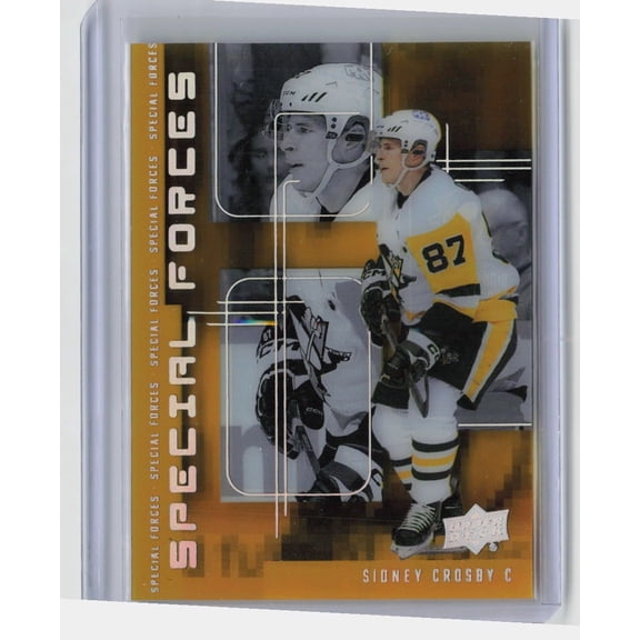 2023-24 Upper Deck Extended Series Special Forces SF-5 Sidney Crosby Penguins Hockey Card