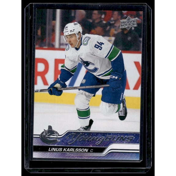 2023-24 Upper Deck Linus Karlsson #718 RC