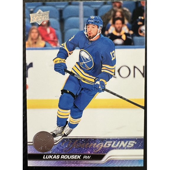 2023-24 Upper Deck Lukas Rousek Young Guns Rookie Short Print Insert