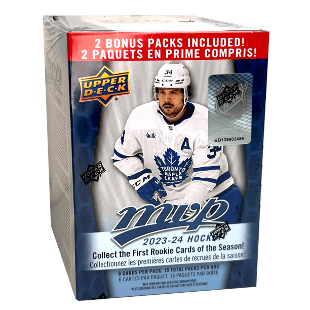 202324 Upper Deck MVP Hockey Trading Cards Blaster Box