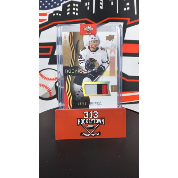 2023-24 Upper Deck Premier Luke Philp #130 /49 Patch