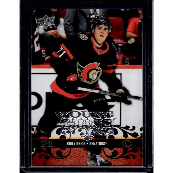 2023-24 Upper Deck Ridly Greig #T-25 2008-09 Upper Deck Retro Ottawa Senators NHL HOCKEY Trading Card