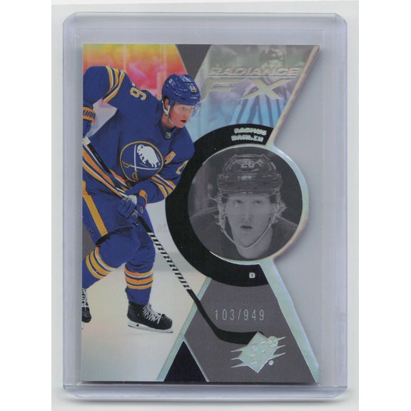 2023-24 Upper Deck SPx Radiance FX Die-Cut Rasmus Dahlin RFX-57 103/949 Buffalo Sabres Hockey Card