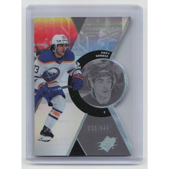 2023-24 Upper Deck SPx Radiance FX Matt Savoie #RFX-71 Die-Cut /949 Rookie