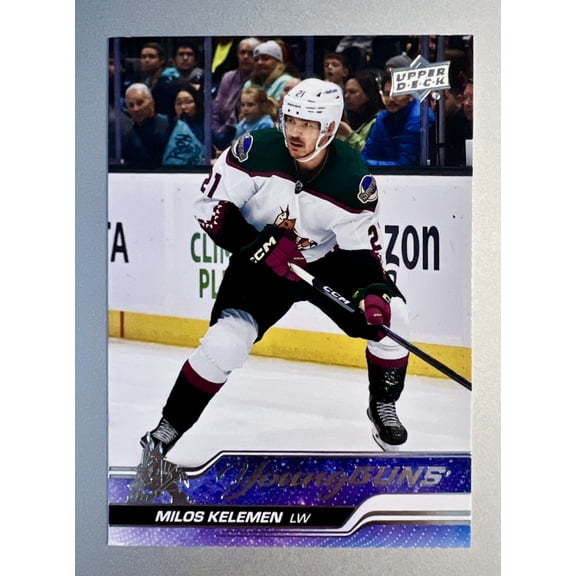 2023-24 Upper Deck Series 1 Milos Kelemen Young Guns Rookie