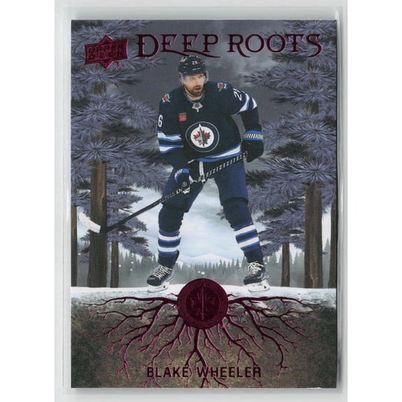 2023-24 Upper Deck Series 2 Deep Roots Blake Wheeler #DR-14 Purple