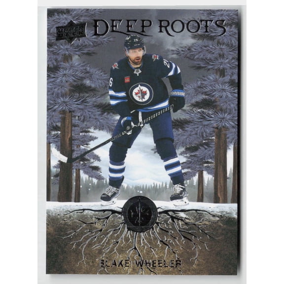 2023-24 Upper Deck Series 2 Deep Roots Blake Wheeler Winnipeg Jets #DR-14 Hockey Card