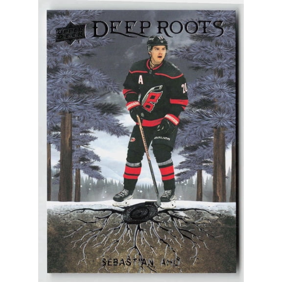2023-24 Upper Deck Series 2 Deep Roots Sebastian Aho #DR-34
