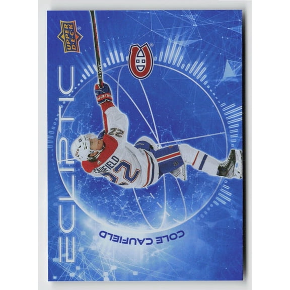 2023-24 Upper Deck Series 2 Ecliptic Cole Caufield EC-9 Montreal Canadiens Hockey Card
