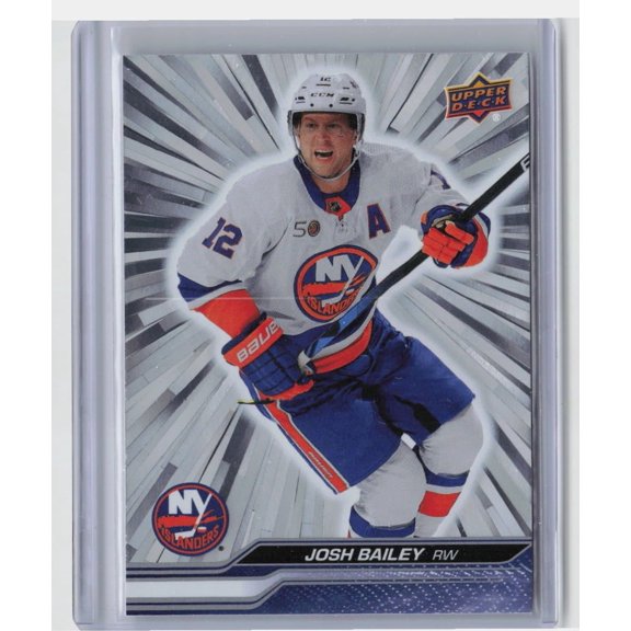 2023-24 Upper Deck Series 2 Outburst Josh Bailey #364 New York Islanders Hockey Card