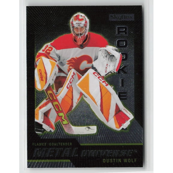 2023-24 Upper Deck SkyBox Metal Universe Dustin Wolf #R-39