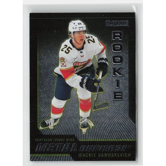 2023-24 Upper Deck SkyBox Metal Universe Mackie Samoskevich R-20 Florida Panthers Hockey Card